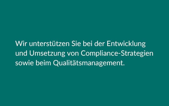 Compliance und Qualitätsmanagement - Theilmann Fachanwälte