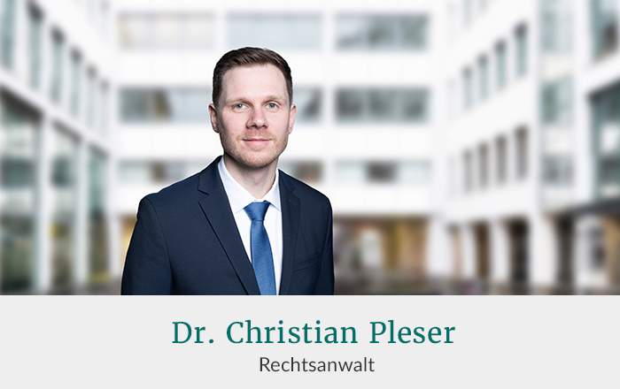 Dr. Christian A. Pleser - Rechtsanwalt bei Theilmann Fachanwälte